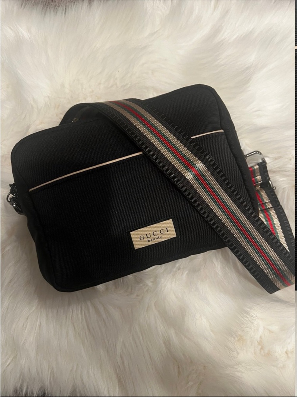 Gucci Upcycled Black Beauty to Crossbody Bag with Crossbody Shoulder Strap